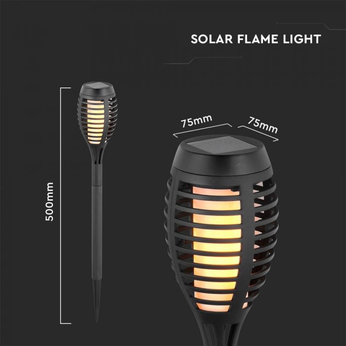 Solar Flame Stick 2200K 4 Pack