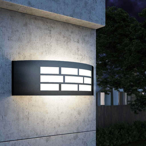 LED Wall Light GOTHENBURG GRAY E27 Outdoor IP44 - LED Wall lighting