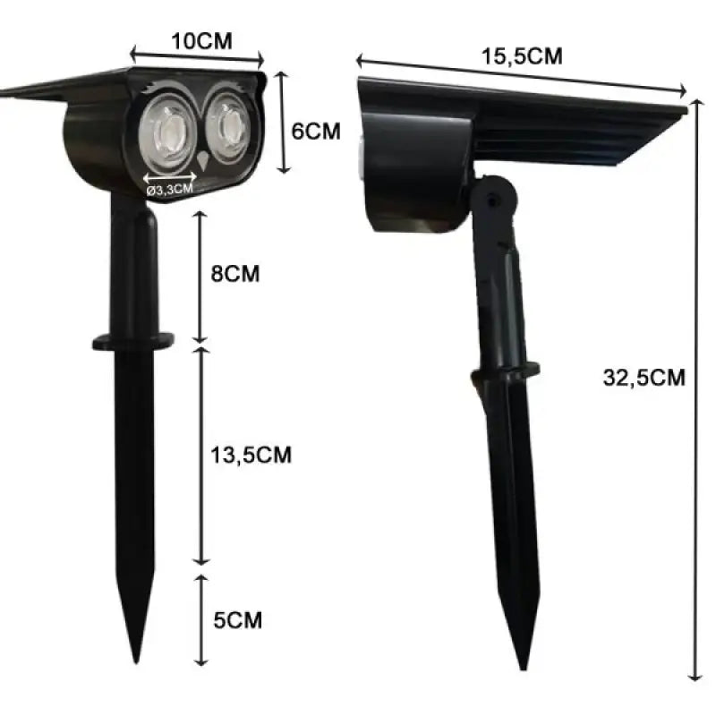 1.5W Outdoor Solar LED Garden Spike Light 4000K - Solar LED light