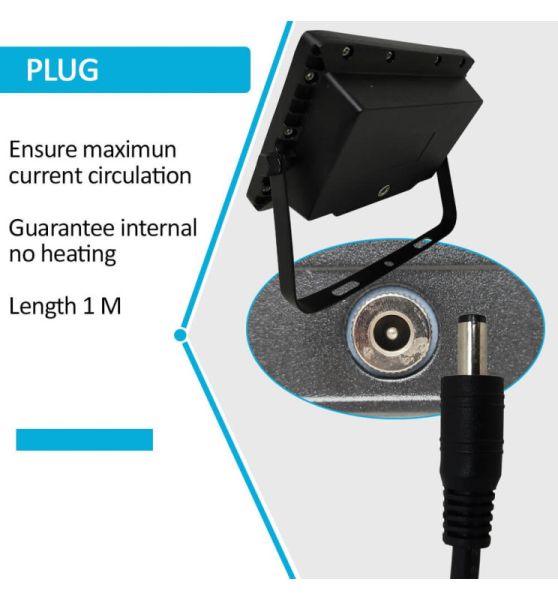 100W Solar AVANT LED Floodlight with LUMILEDS Chip 5700K - Solar LED light