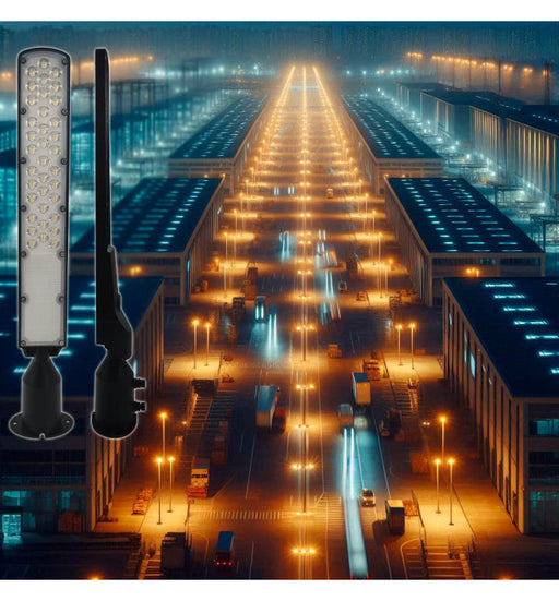 100W AREA FLEX Street Lights with OSRAM Chip 2700K - Landscape Pathway Lighting - Street Lights