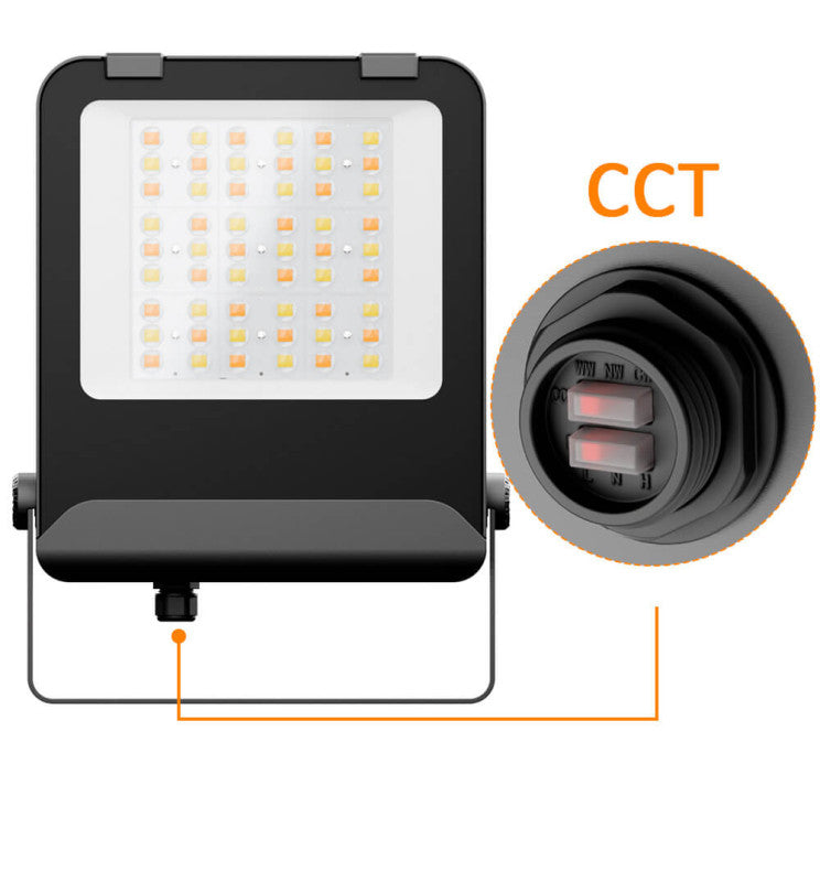100W LED Floodlight MAXLITE 3CCT with SOSEN Driver IP65 160Lm/W 5 Years Warranty - Flood & Spot Lights - Floodlights