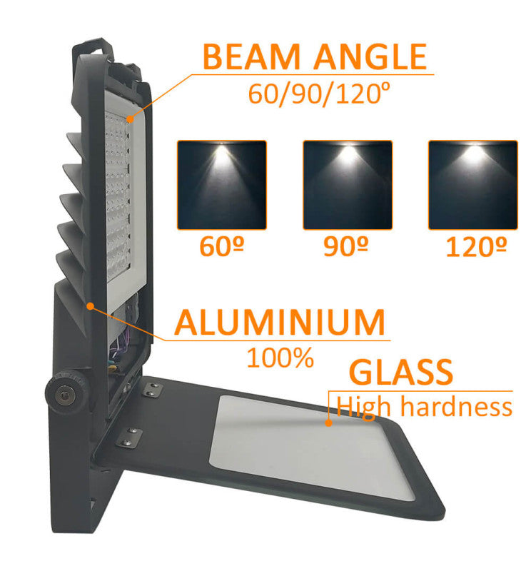 100W LED Floodlight MAXLITE 3CCT with SOSEN Driver IP65 160Lm/W 5 Years Warranty - Flood & Spot Lights - Floodlights