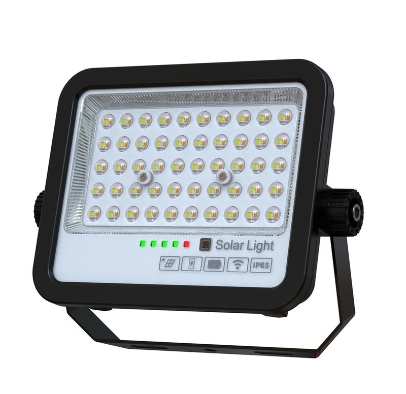 100W LED Solar Floodlight with remote 1100Lm 3CCT IP65