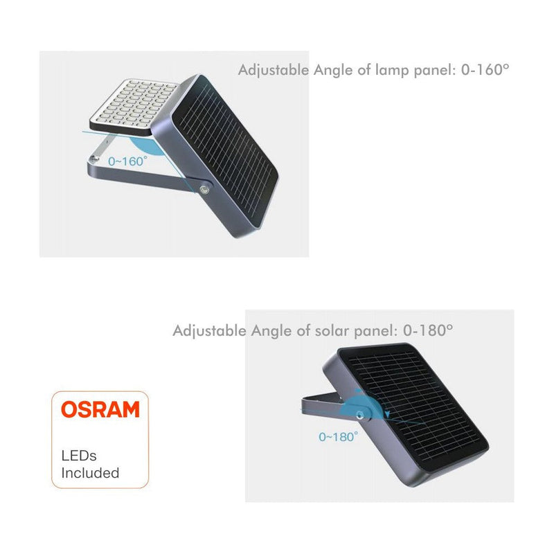 100W All-in-one Solar LED Floodlight with OSRAM Chip 5700K - Solar LED light