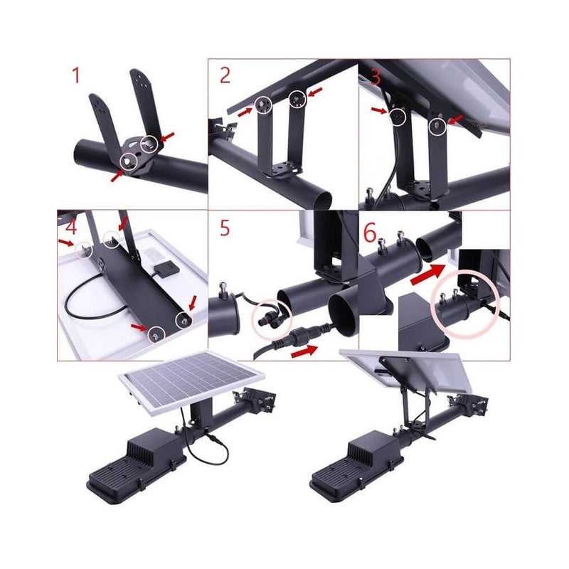60W Smart Solar ECO SANAN LED Streetlight 6000K - Solar LED light