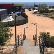 100W Programmable Solar Eco Mode SANAN LED Streetlight 6000K - Solar LED light