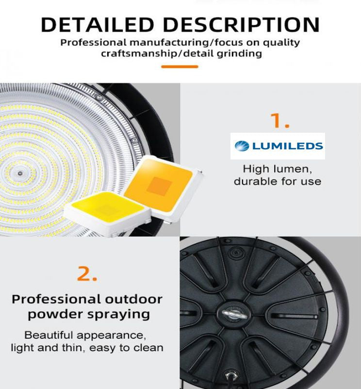 100W NEW TITAN LED UFO High Bay Light CCT
