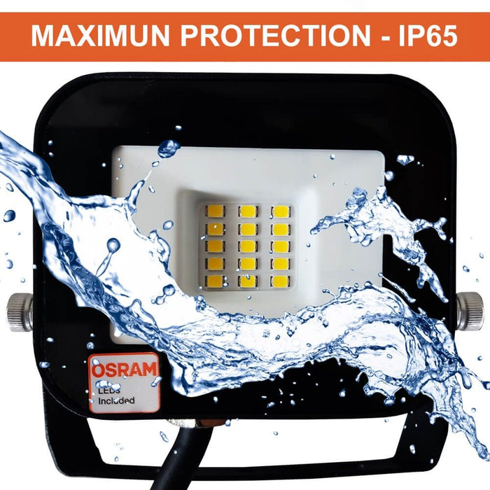 10W New ACTION LED Floodlight with OSRAM Chip 4000K