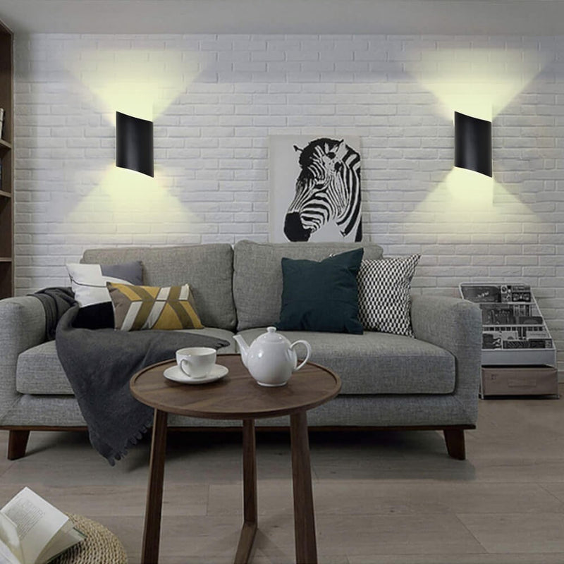 10W HORTEN LED Wall Light in Black 3000K - LED Wall lighting