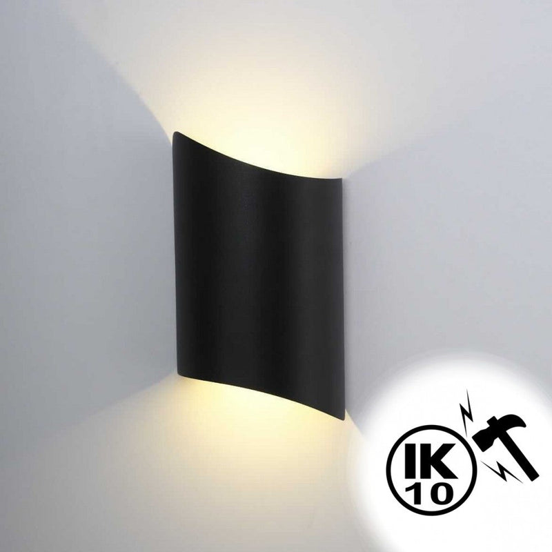 10W HORTEN LED Wall Light in Black 3000K - LED Wall lighting