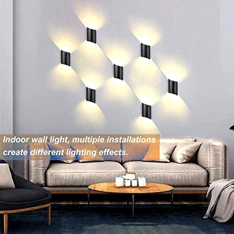 10W HORTEN LED Wall Light in Black 3000K - LED Wall lighting