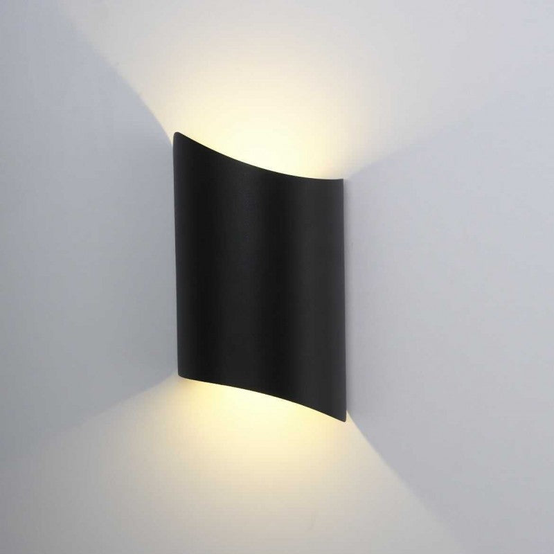 10W HORTEN LED Wall Light in Black 3000K - LED Wall lighting