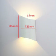 10W HORTEN LED Wall Light in White 3000K - LED Wall lighting