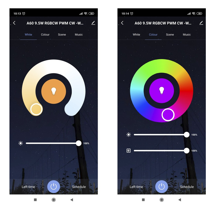 10W Dimmable Smart E27 LED Bulb with Remote Control RGB - E27 Smart