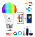 10W LED Smart E27 bulb with remote RGB - E27 Smart