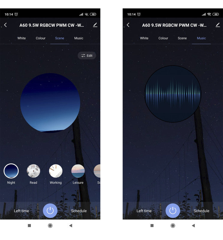 10W A60 E27 Smart LED Bulb RGB CCT - E27 Smart