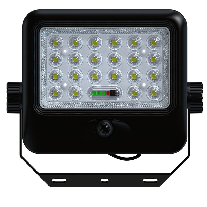 1200Lm Solar LED EcoLite Floodlight 3CCT PIR Sensor + Remote Control IP65