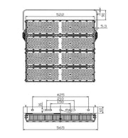 1200W LED Floodlight with PHILIPS Driver BRIDGELUX Chip 5000K - Flood & Spot Lights - Floodlights