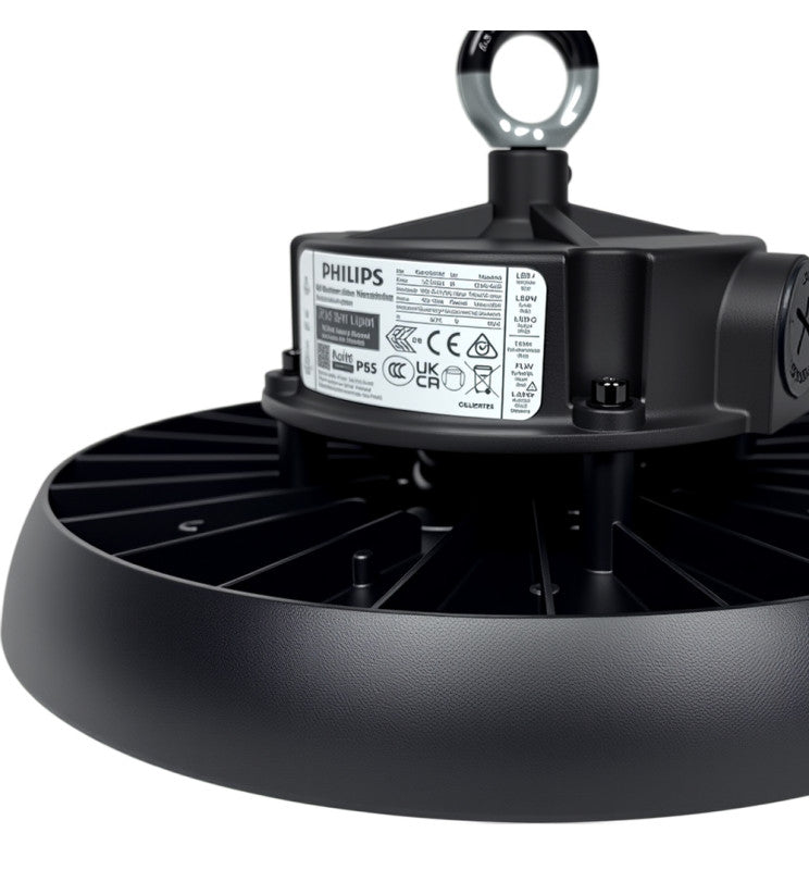 120W-100W-80W Industrial LED UFO High Bay GERMANY Philips Xitanium Driver 3CCT 1-10V Dimmable - Ceiling Light Fixtures