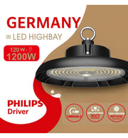 120W-100W-80W Industrial LED UFO High Bay GERMANY Philips Xitanium Driver 3CCT 1-10V Dimmable - Ceiling Light Fixtures