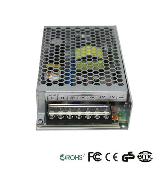 12V 75W 6.3A Power Supply - Aluminum IP20