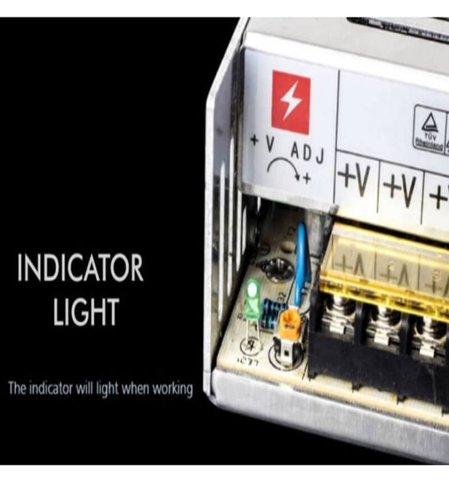 12V 75W 6.3A Power Supply - Aluminum IP20