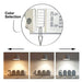 12W Round LED Downlight with OSRAM Chip UGR17 and 3 CCT - LED