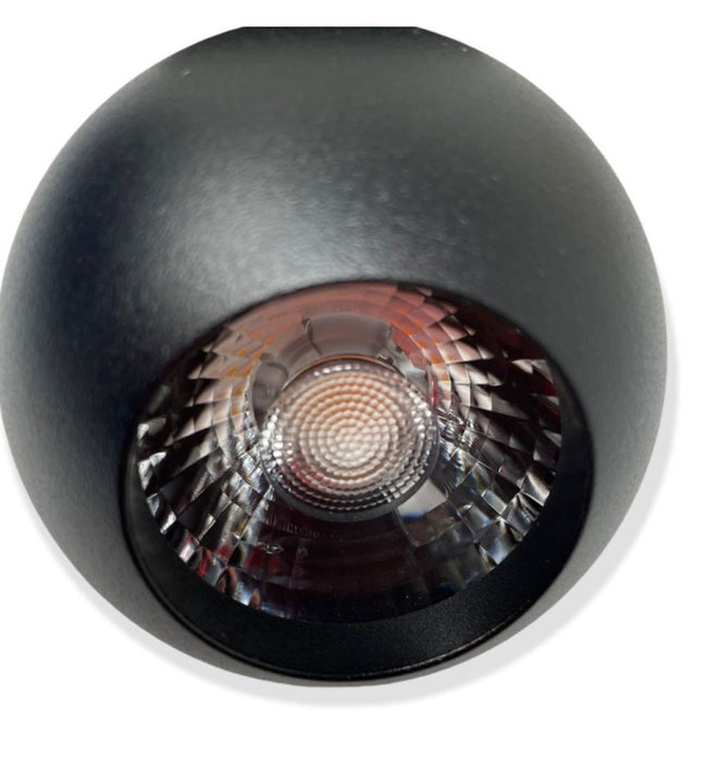 12W-8W-5W LED Surface Spotlight FENIX Black CRI+93 - UGR13 - CCT