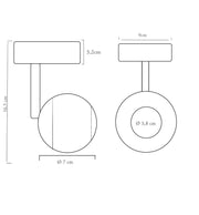 5W 8W 12W Surface Mounted Adjustable FENIX LED Spotlight 3 CCT - LED Spotlight
