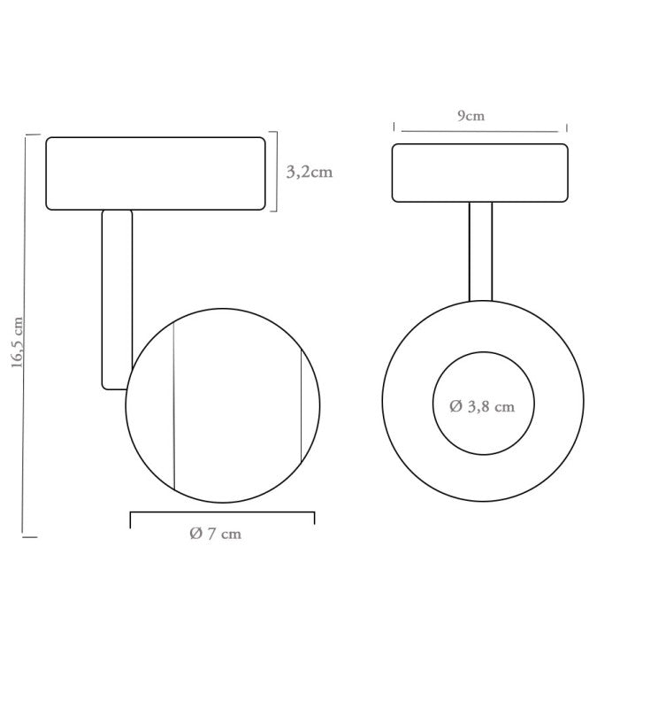 5W 8W 12W Surface Mounted Adjustable FENIX LED Spotlight 3 CCT - LED Spotlight