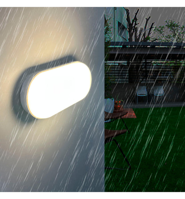 12W Oval LED Wall Light PURELIGHT for Outdoor Use