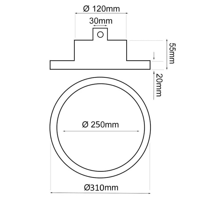 150W LED High Bay UFO OSRAM CHIP DURIS E 2835 - LED high bay