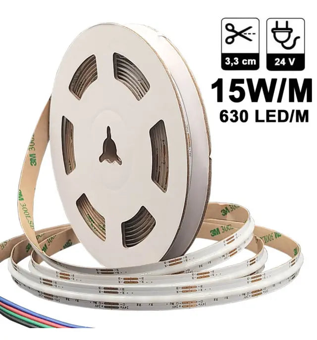 15W Aries RGB LED strip light 24V COB