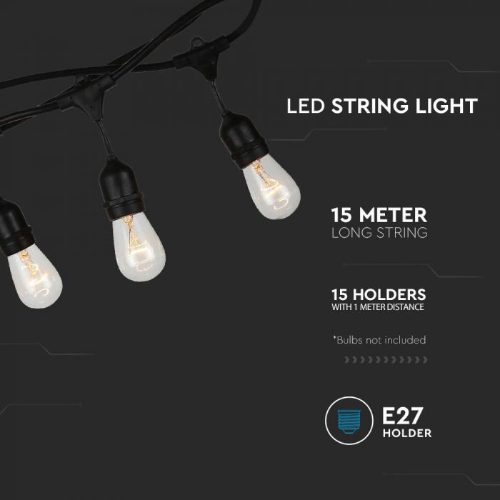 15m Outdoor String Light - LED