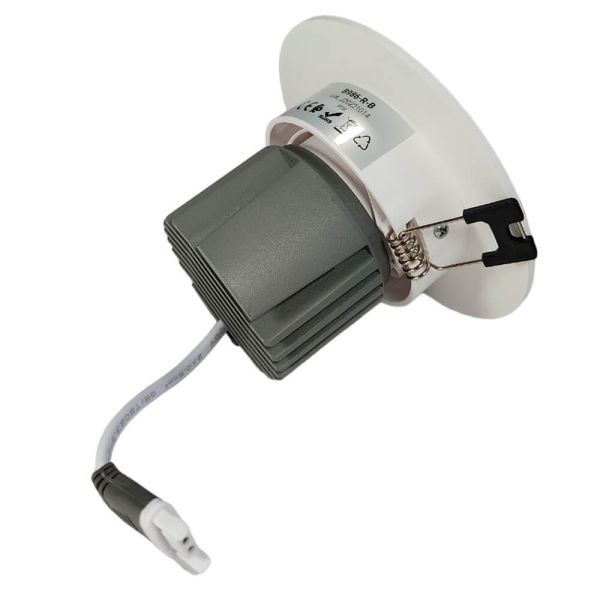 15W Round LED Adjustable Downlight White 4000K - LED Downlight
