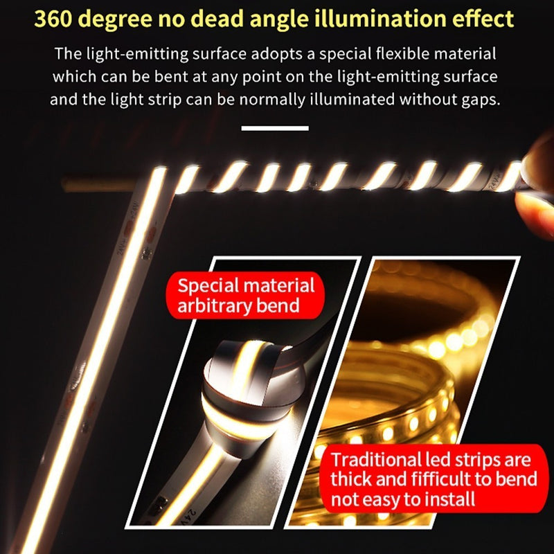 15W Self Adhesive LED Strip 5m 5700K - Light Ropes & Strings - Strip Lights