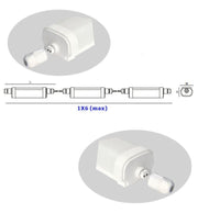 15W Tri-proof GLOWLUXE LED Batten 60cm 5700K - Lighting Fixtures - Battens