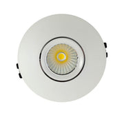 15W Round LED Adjustable Downlight White 4000K - LED Downlight