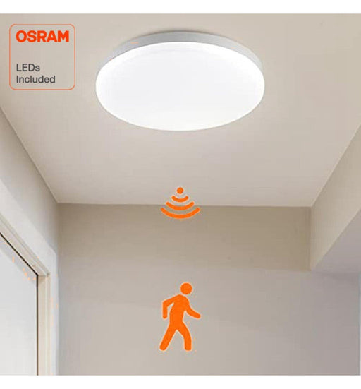 16W 20W 24W LED Ceiling Light with Microwave Motion Sensor 3 CCT - Ceiling Light Fixtures - Downlights