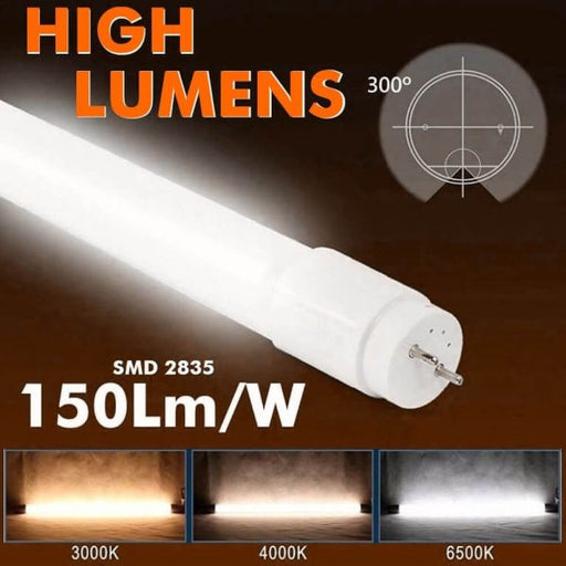 16W T8 LED Tube 120cm with OSRAM Chip 3000K - Fluorescent Tubes - Lamps