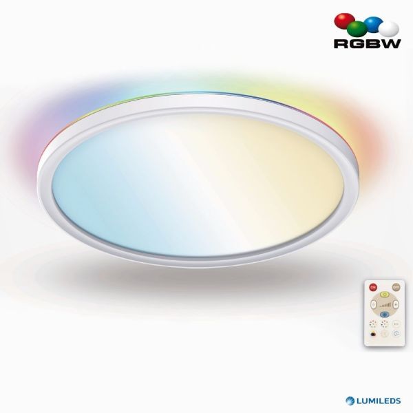 18W LED Ceiling Light RGB+CCT with Remote Control