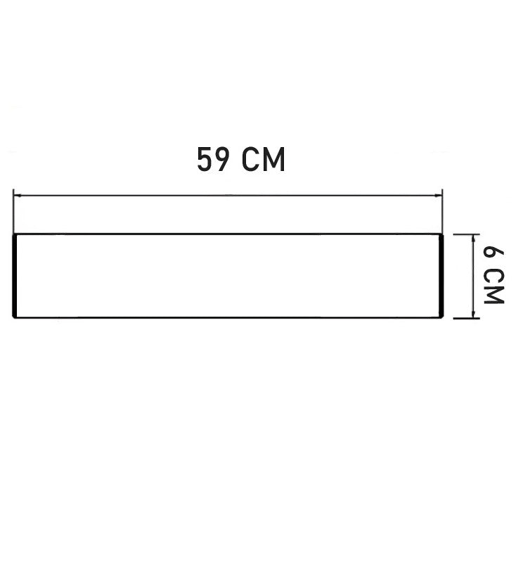 18W Linear BERGEN LED Batten 59cm 3 CCT - LED Batten