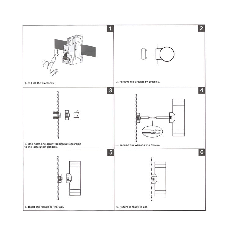 18W Bidirectional SOLNA LED Wall Light IP65 3 CCT - Wall Light Fixtures - Floodlights