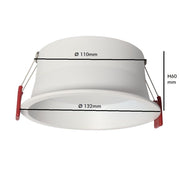 18W Round LED Downlight with OSRAM Chip 3 CCT UGR17 - LED Downlight