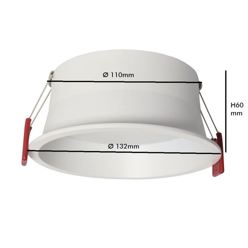 18W Round LED Downlight with OSRAM Chip 3 CCT UGR17 - Ceiling Light Fixtures - Downlights