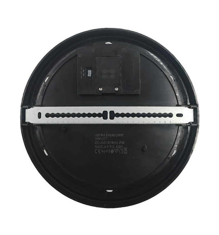 18W Round LUND LED Bulkhead Light 3 CCT - Lighting Fixtures - Bulkheads