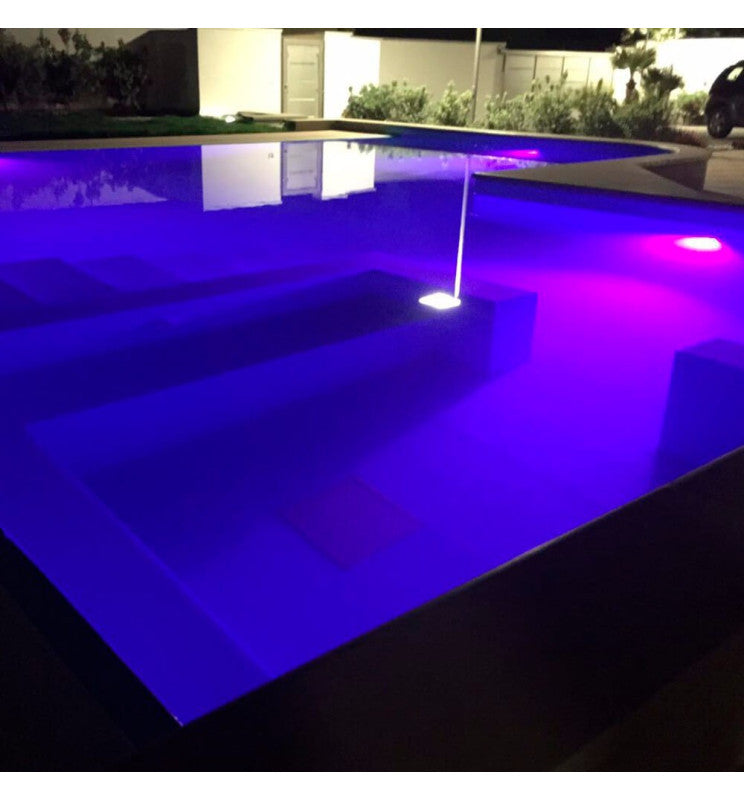 18W Underwater LED Light 12V DC IP68 Stainless Steel RGB - Floating & Submersible Lights - Floodlights