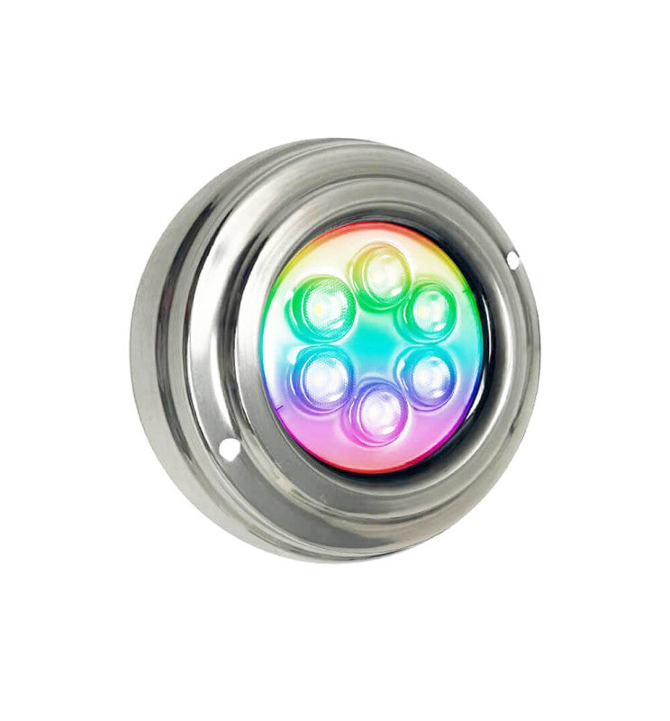 18W Underwater LED Light 12V DC IP68 Stainless Steel RGB - Floating & Submersible Lights - Floodlights