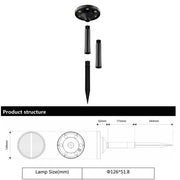 1W Outdoor Solar LED Garden Spike Light 3 CCT - Solar LED light